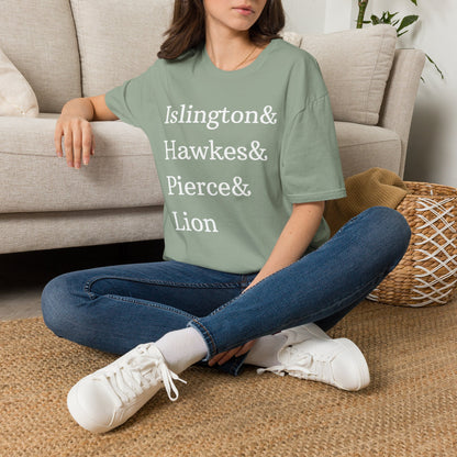 Emma M. Lion Character Names - Book Lovers Softstyle T-Shirt
