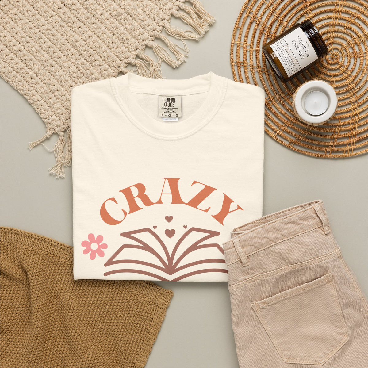 Crazy Book Lady Oversized T-shirt - Book Lovers