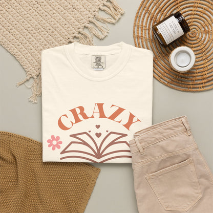 Crazy Book Lady Oversized T-shirt - Book Lovers