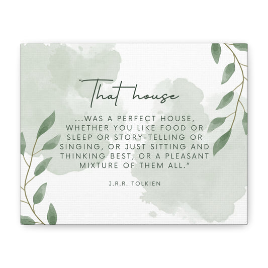 Tolkien Quote Canvas Gallery Wrap - Lord of the Rings Art