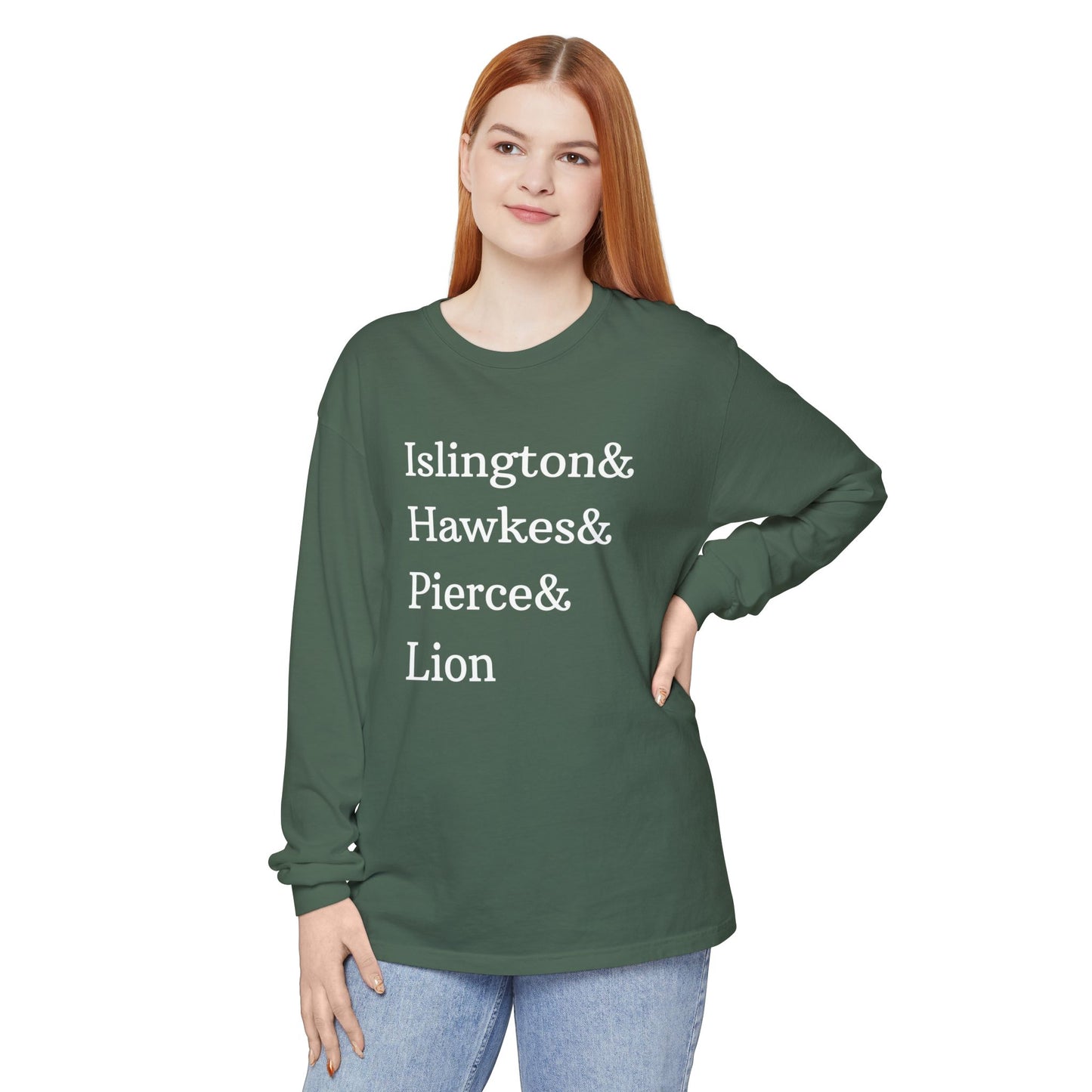 Emma M Lion Character Names - Long Sleeve T-Shirt