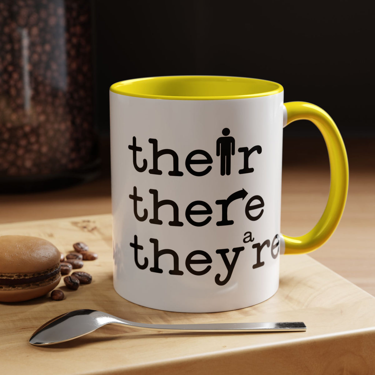Their, There, They're Coffee Mug