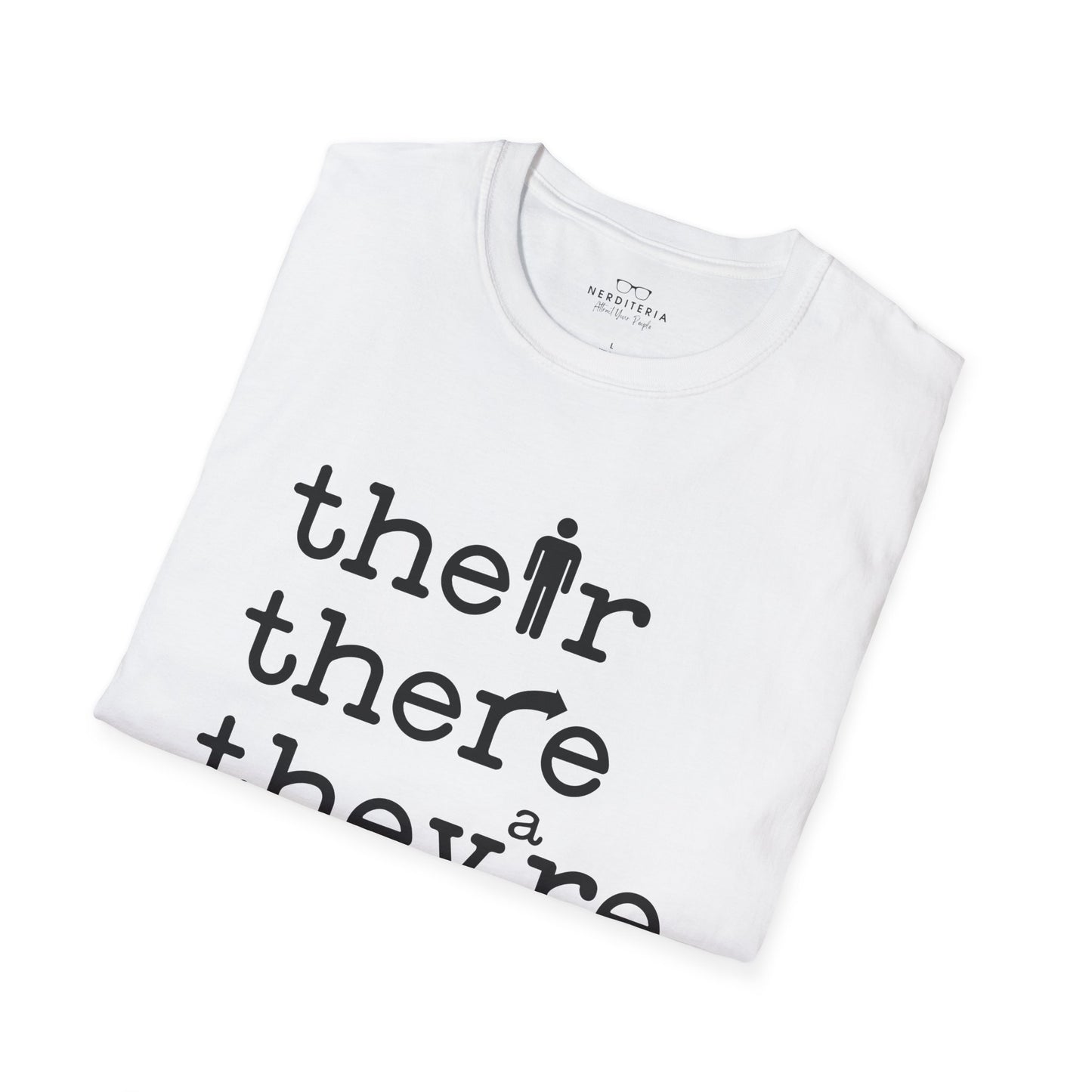 Their, There, They're Grammar T-Shirt - Nerd Stuff