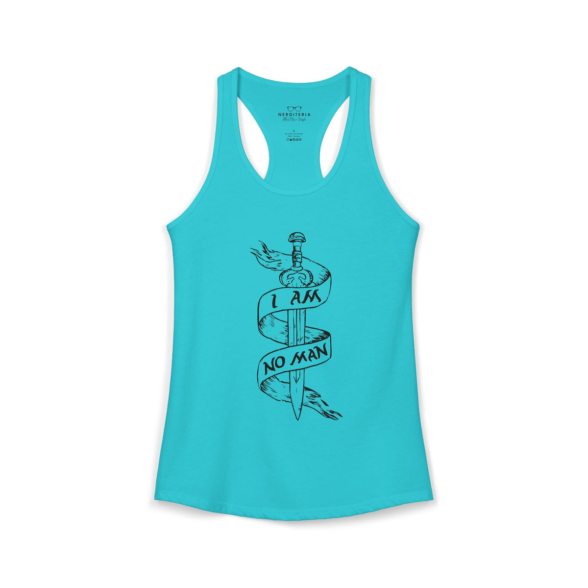 I Am No Man Women's Racerback Tank Top - Lord of the Rings