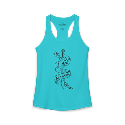I Am No Man Women's Racerback Tank Top - Lord of the Rings
