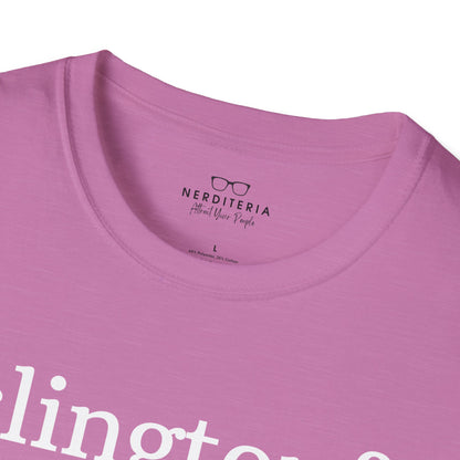 Emma M. Lion Character Names - Book Lovers Softstyle T-Shirt