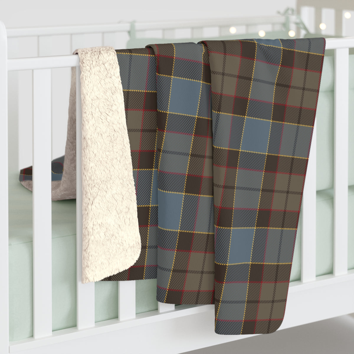 Outlander Fraser Tartan Sherpa Blanket