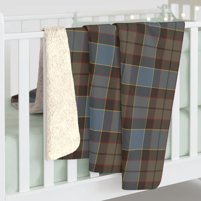 Outlander Fraser Tartan Sherpa Blanket