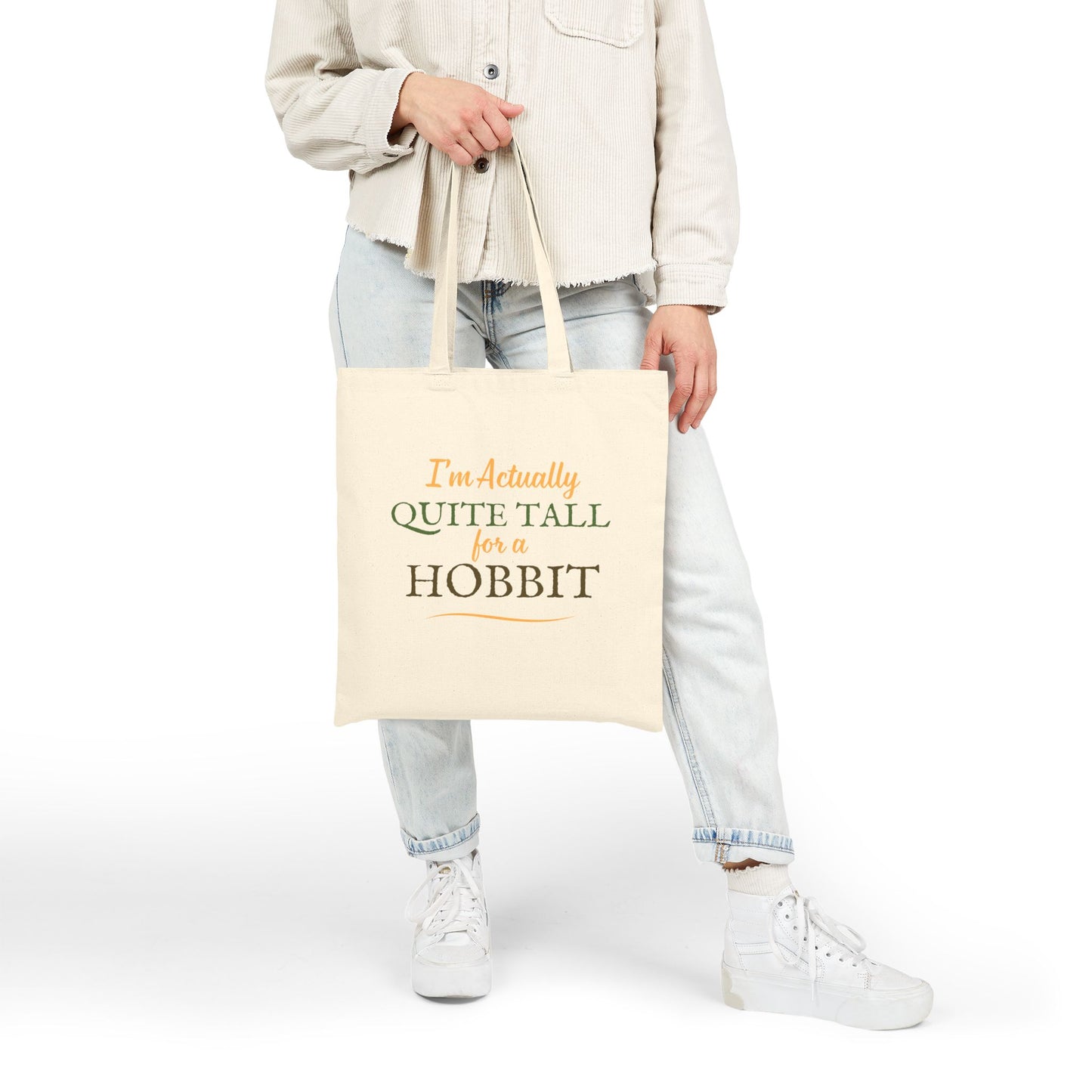 I'm Actually Quite Tall For a Hobbit - Lord of the Rings Tote Bag