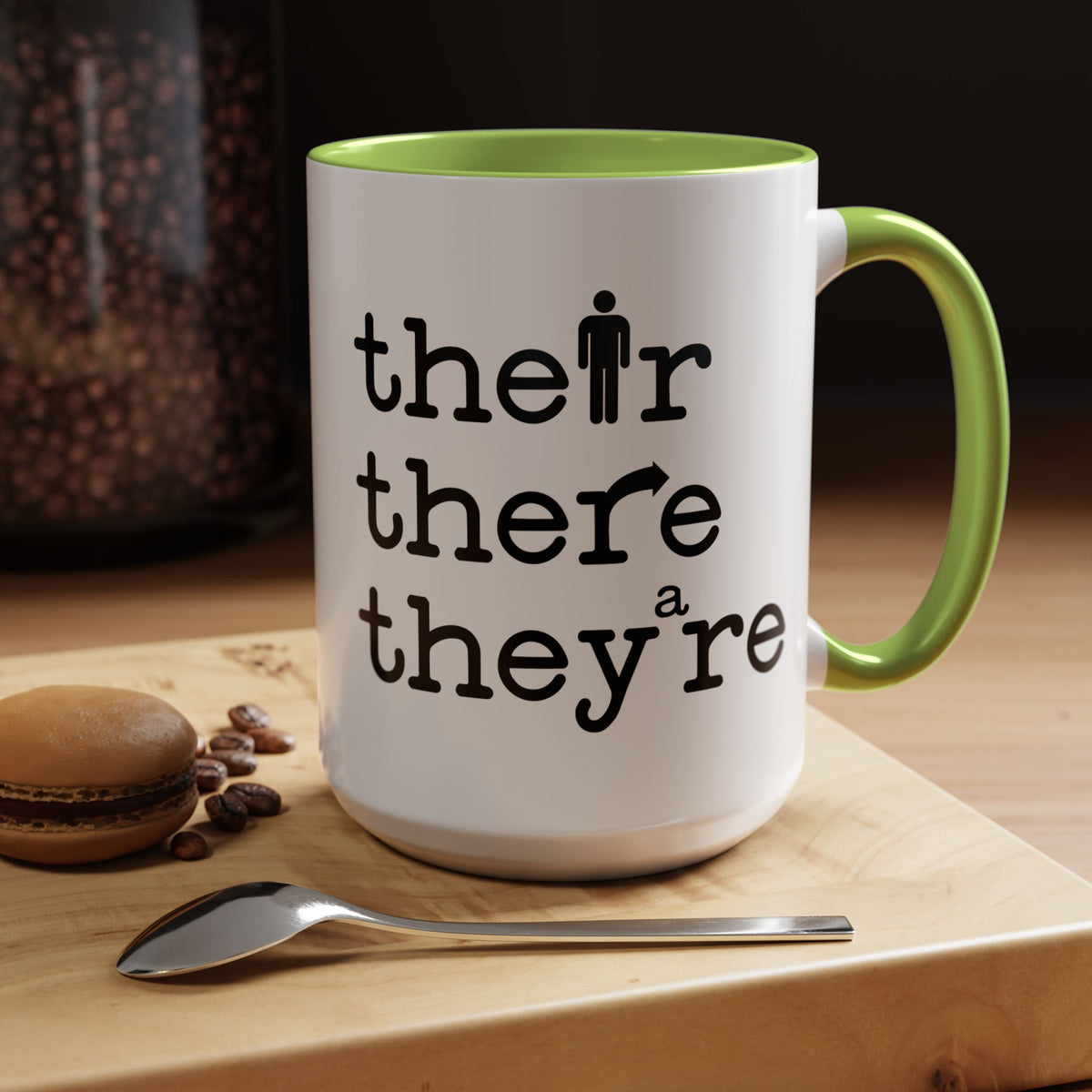 Their, There, They're Coffee Mug