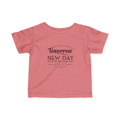 Tomorrow is a New Day - Anne of Green Gables Baby T-shirt