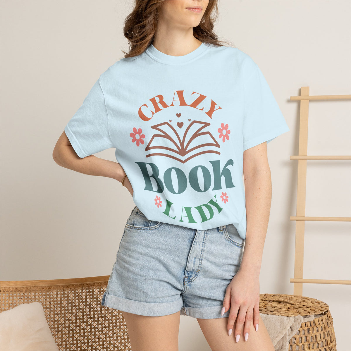 Crazy Book Lady Oversized T-shirt - Book Lovers