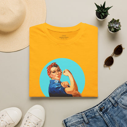 Obstinate Headstrong Rosie The Riveter - Jane Austen Quote T-shirt