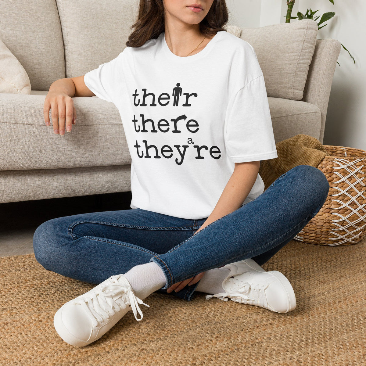 Their, There, They're Softstyle T-Shirt - Nerd Stuff