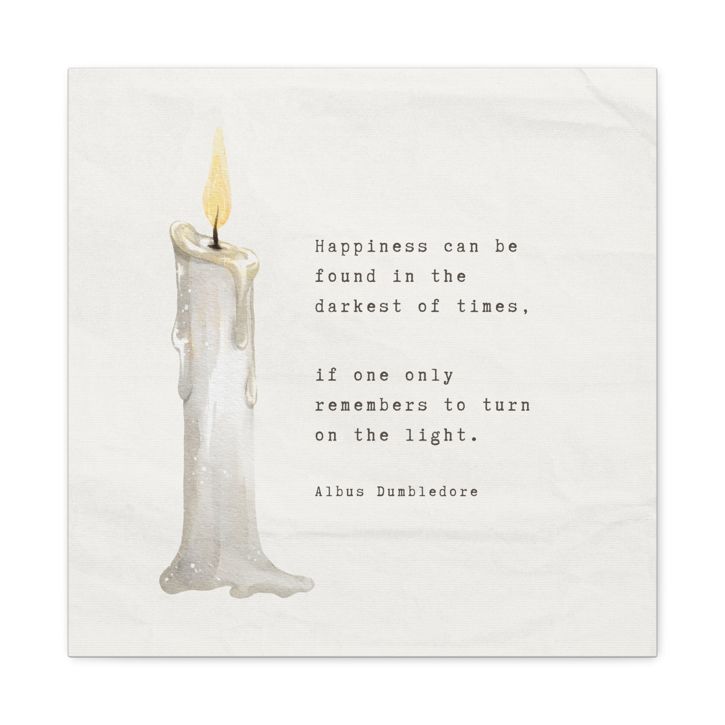 Happiness Can Be Found Canvas Wall Art - Harry Potter