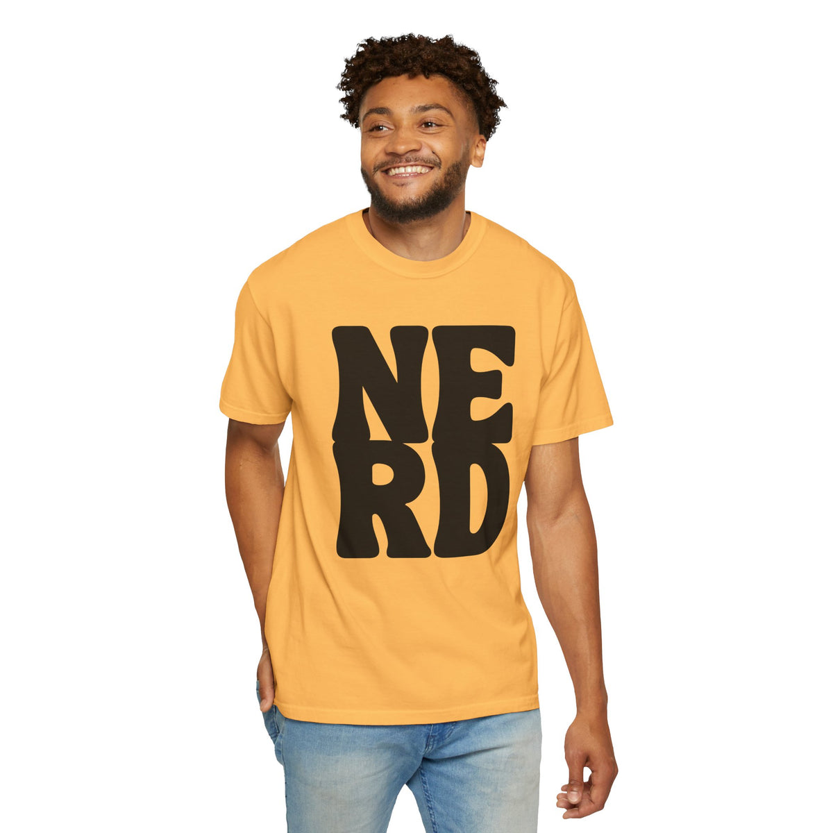 Block Letters Oversized Unisex - Nerd T-shirt