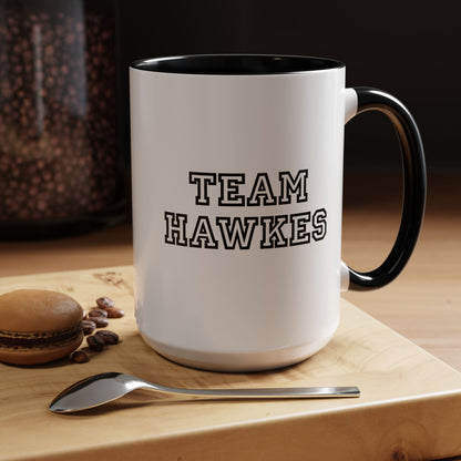 Team Hawkes - Emma M Lion Coffee Mug