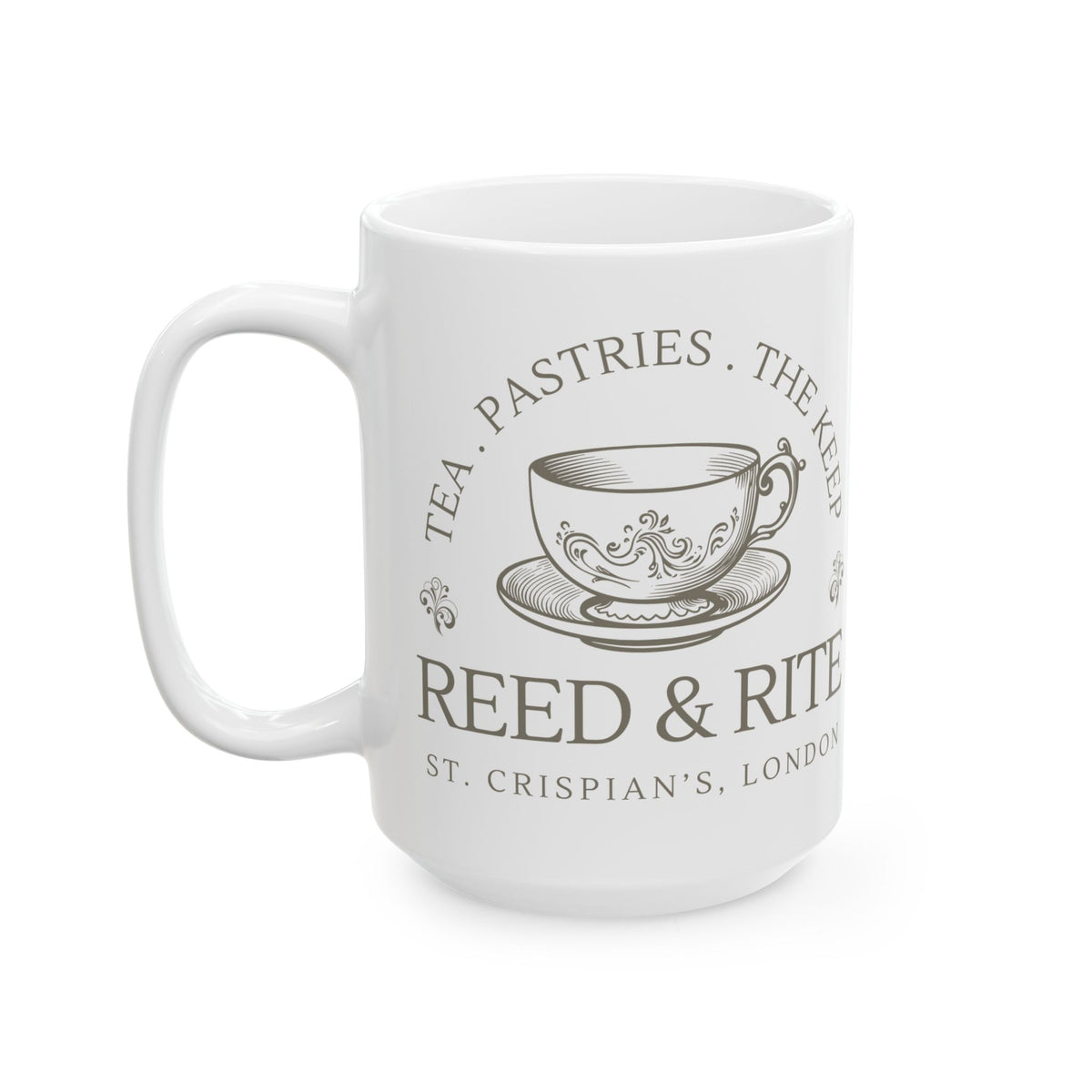 Reed & Rite St. Crispian's - Emma M Lion Coffee Mug