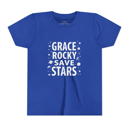 Grace Rocky Save Stars - Project Hail Mary Kids' T-Shirt