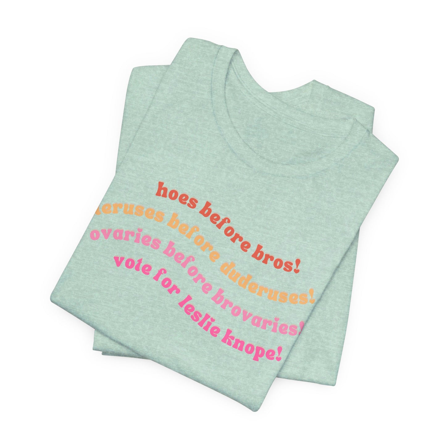 Hoes Before Bros - Parks and Rec T-shirt