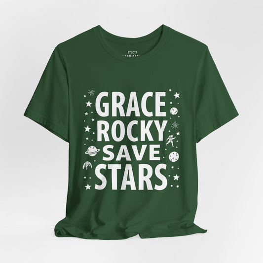 Grace Rocky Save Stars - Project Hail Mary T-Shirt