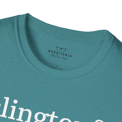 Emma M. Lion Character Names - Book Lovers Softstyle T-Shirt