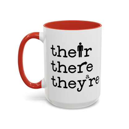 Their, There, They're Coffee Mug