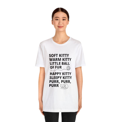 Soft Kitty Warm Kitty Unisex Jersey T-shirt - Big Bang Theory