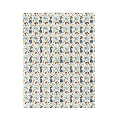 Velveteen Plush - Emma M Lion Throw Blanket