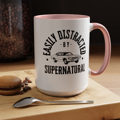 Easily Distracted by Supernatural Coffee Mug