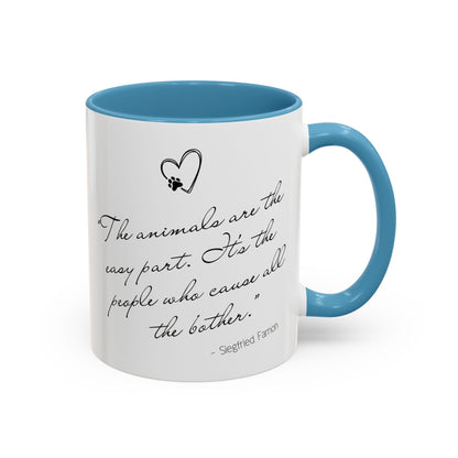 Animals Are The Easy Part - All Creatures Great and Small Coffee Mug