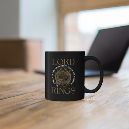 Lord of the Rings Black Coffee Mug