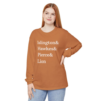 Emma M Lion Character Names - Long Sleeve T-Shirt