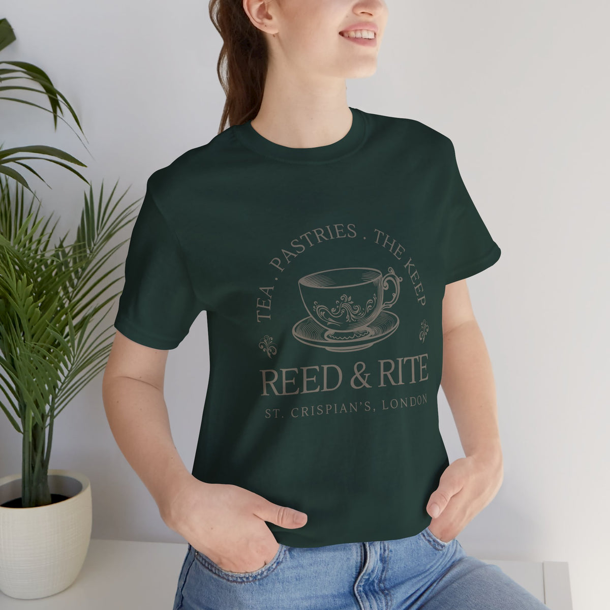 Reed & Rite Tea Shop - Emma M Lion T-Shirt