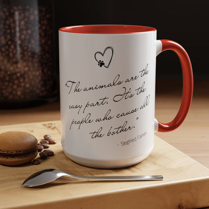 Animals Are The Easy Part - All Creatures Great and Small Coffee Mug
