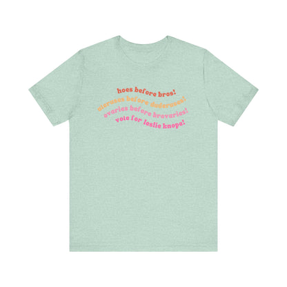 Hoes Before Bros - Parks and Rec T-shirt