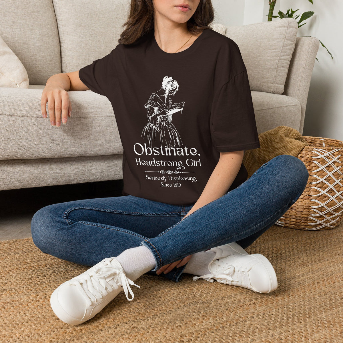 Obstinate Headstrong Girl - Jane Austen Quote Tee