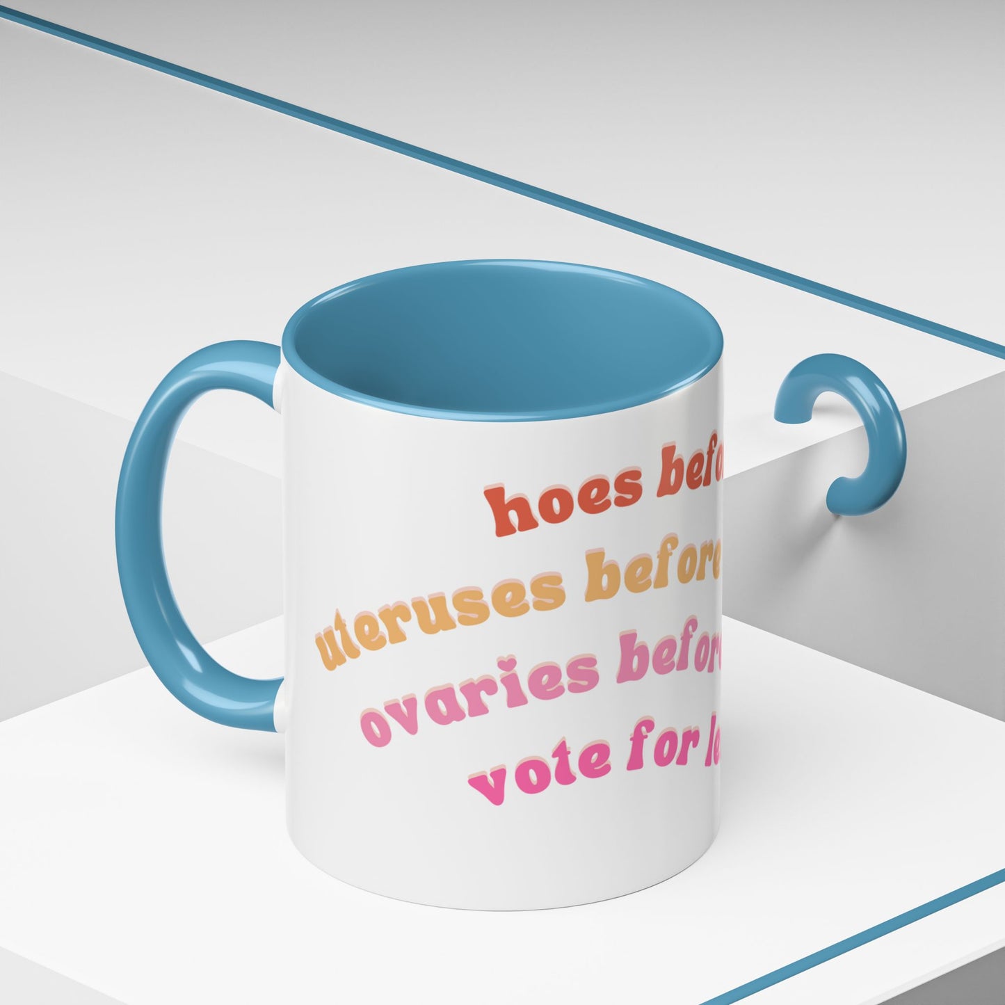 'Bros Before Hoes' Galentines - Parks and Rec Coffee Mug