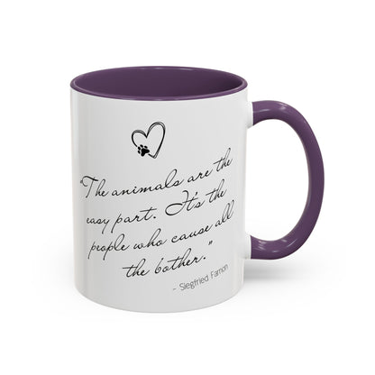 Animals Are The Easy Part - All Creatures Great and Small Coffee Mug