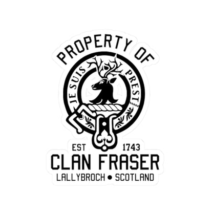 Property of Clan Fraser - Outlander Sticker