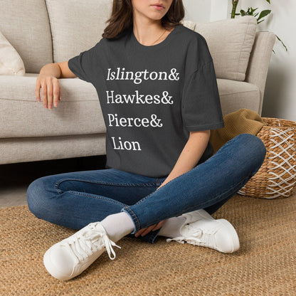 Emma M. Lion Character Names - Book Lovers Softstyle T-Shirt
