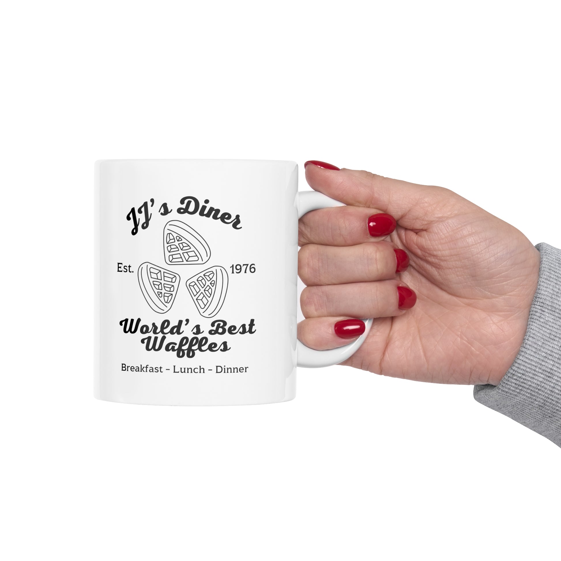 jj's diner coffee mug