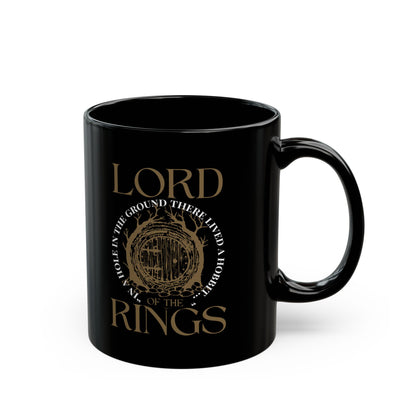 Lord of the Rings Black Coffee Mug
