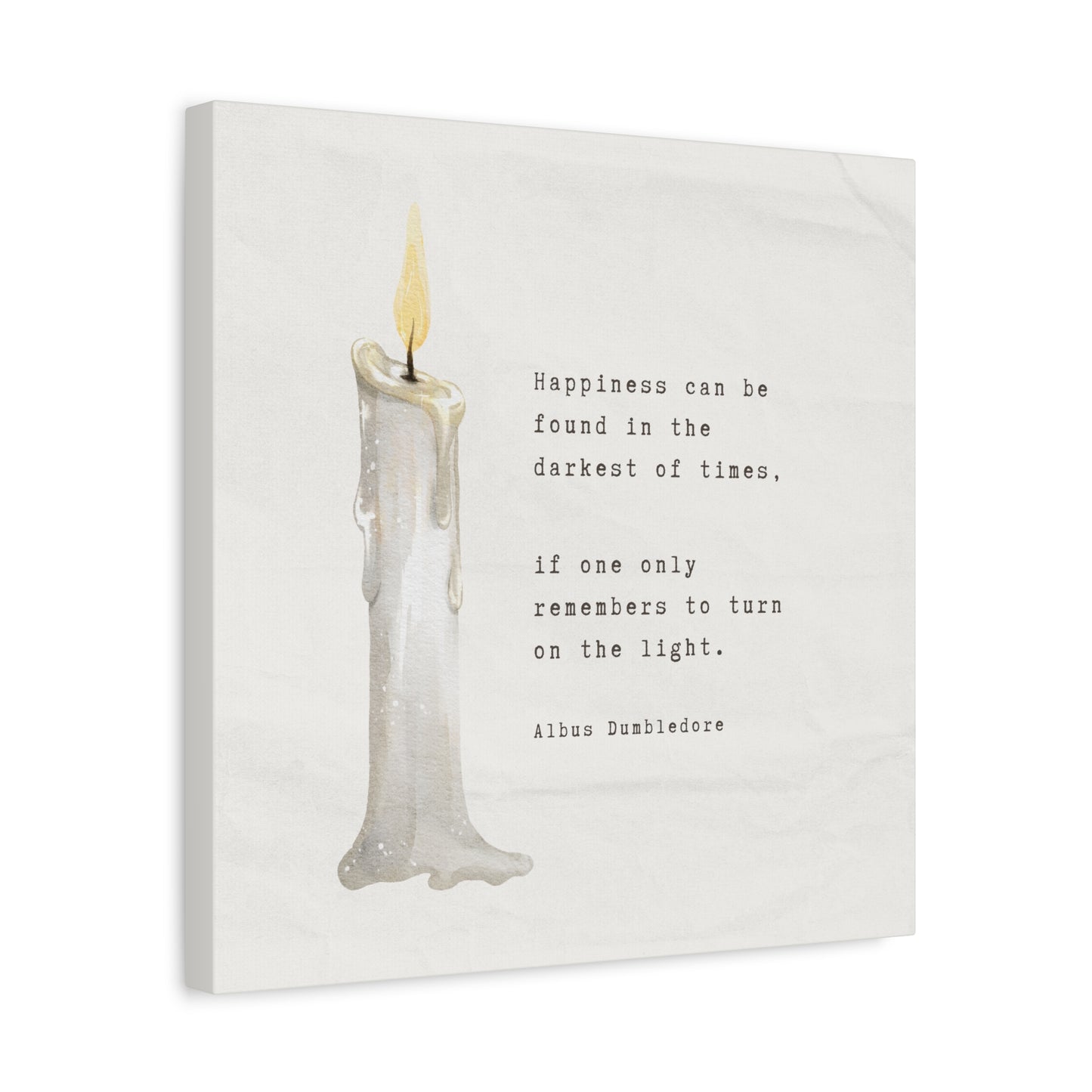 Happiness Can Be Found Canvas Wall Art - Harry Potter