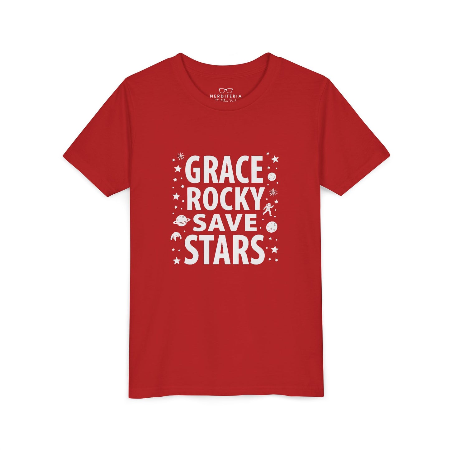 Grace Rocky Save Stars - Project Hail Mary Kids' T-Shirt