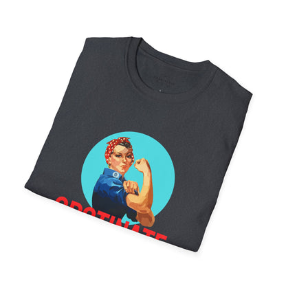 Obstinate Headstrong Rosie The Riveter - Jane Austen Quote T-shirt