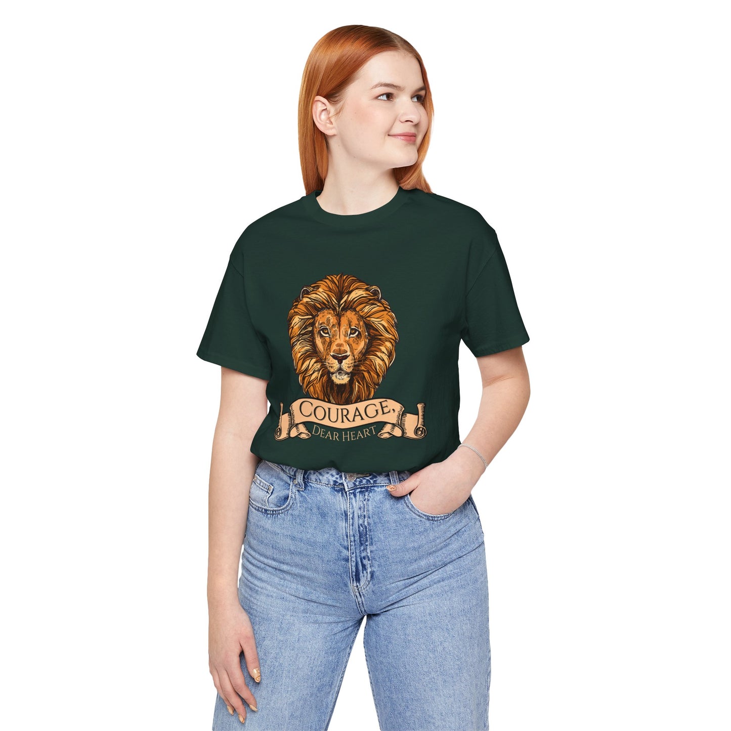 Aslan Courage Dear Heart - Chronicles of Narnia T-shirt