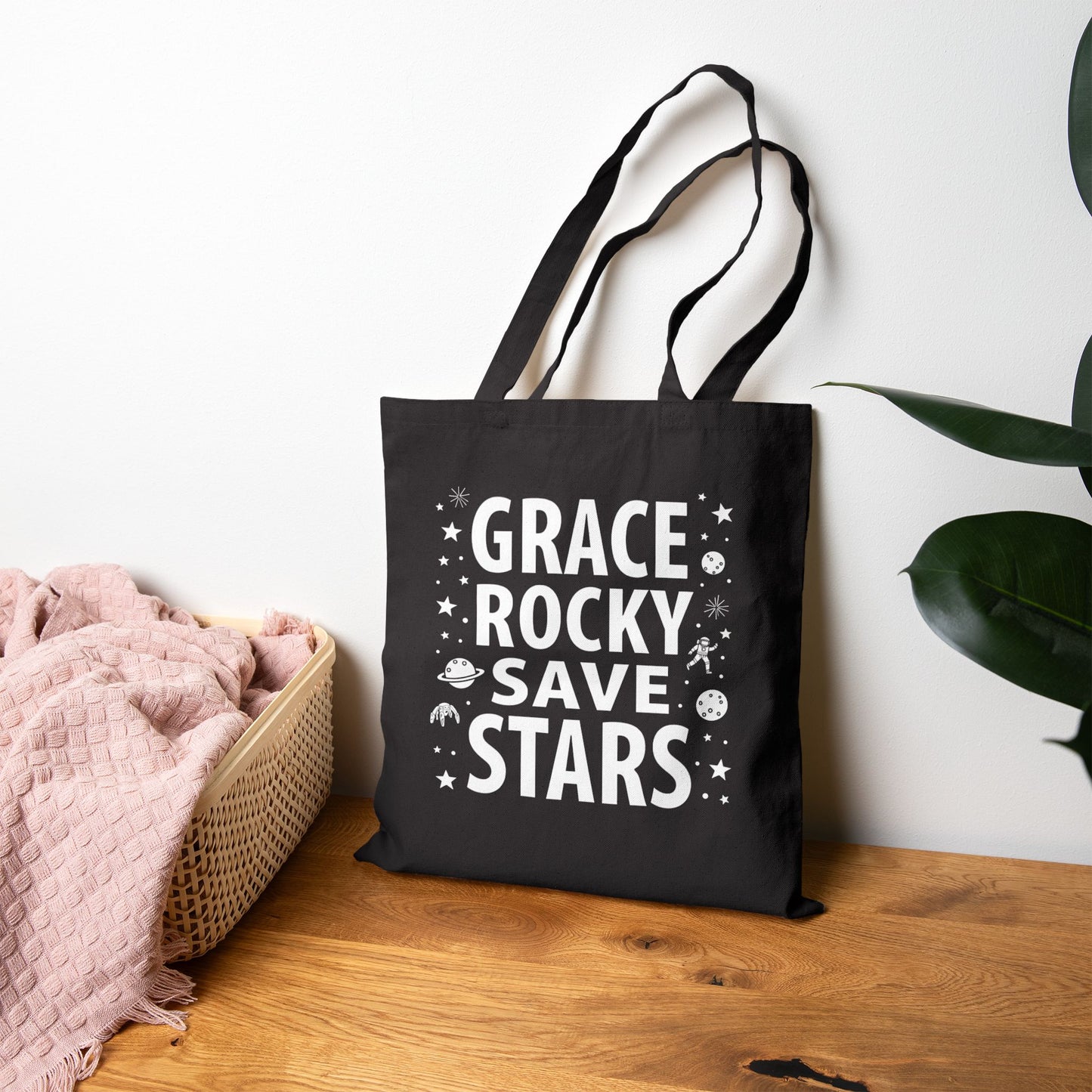 Grace Rocky Save Stars - Project Hail Mary Tote Bag