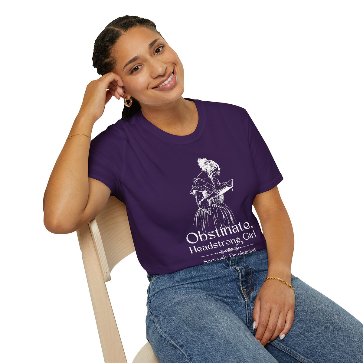 Obstinate Headstrong Girl - Jane Austen Quote Tee