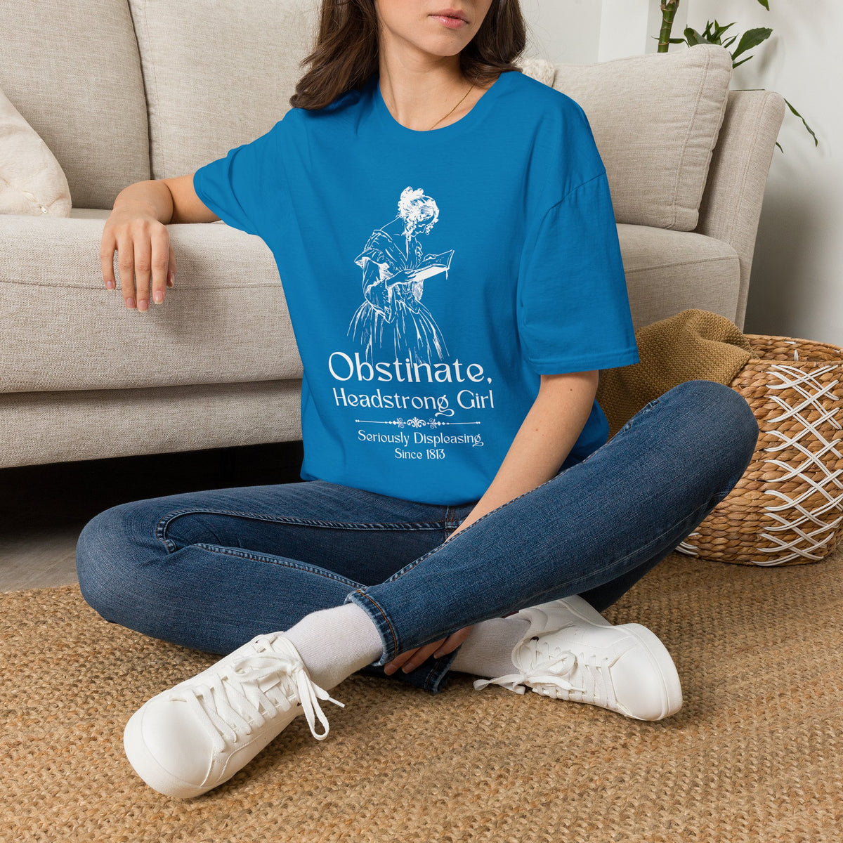 Obstinate Headstrong Girl - Jane Austen Quote Tee